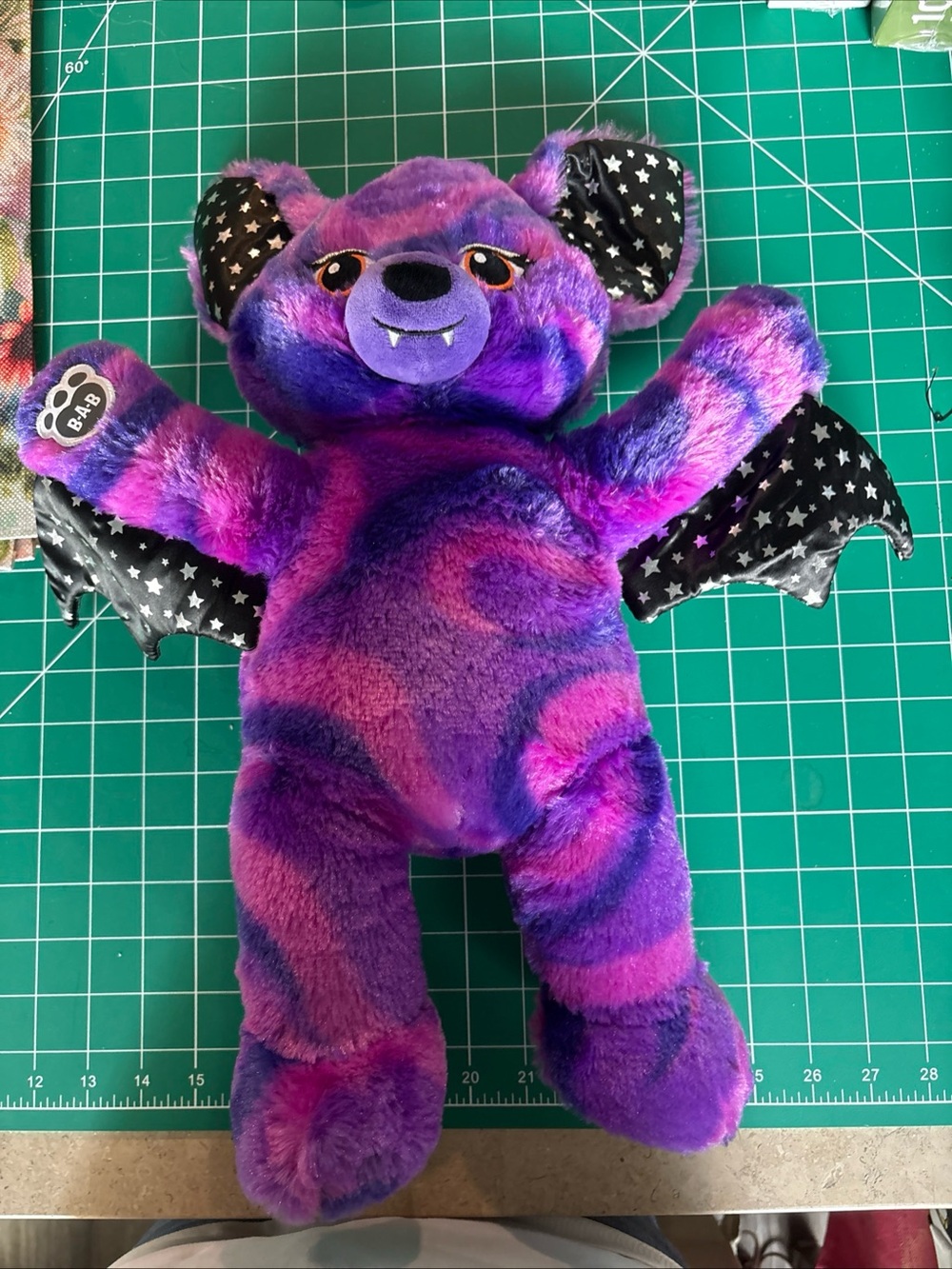Build a bear retired Plush Purple Bat Stuffed Toy - Kids Toys